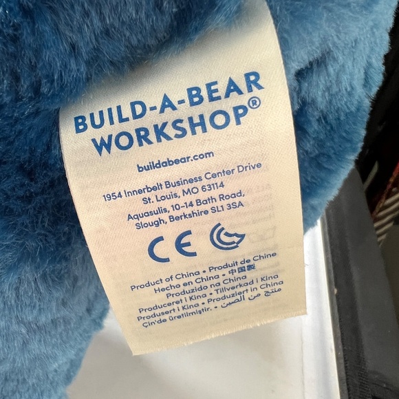 New Build a Bear Christmas Reindeer Tinsel With Tags Blue White 14" Tall - Picture 7 of 10